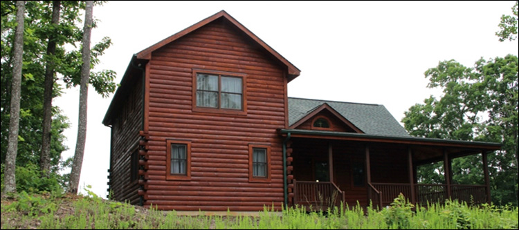 Professional Log Home Borate Application  Randolph County, Alabama